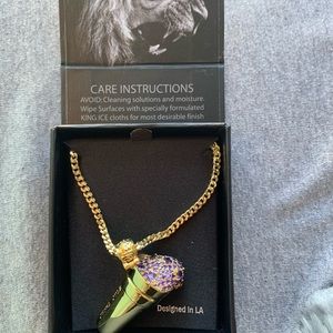 King Ice X Snoop Dogg The Purple Drank Necklace